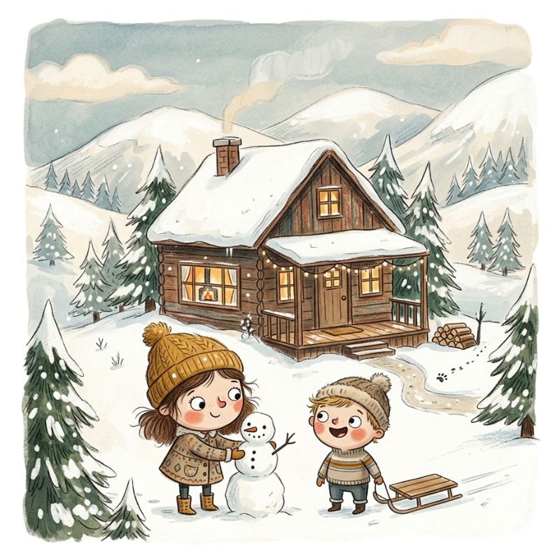 Le chalet de l'hiver